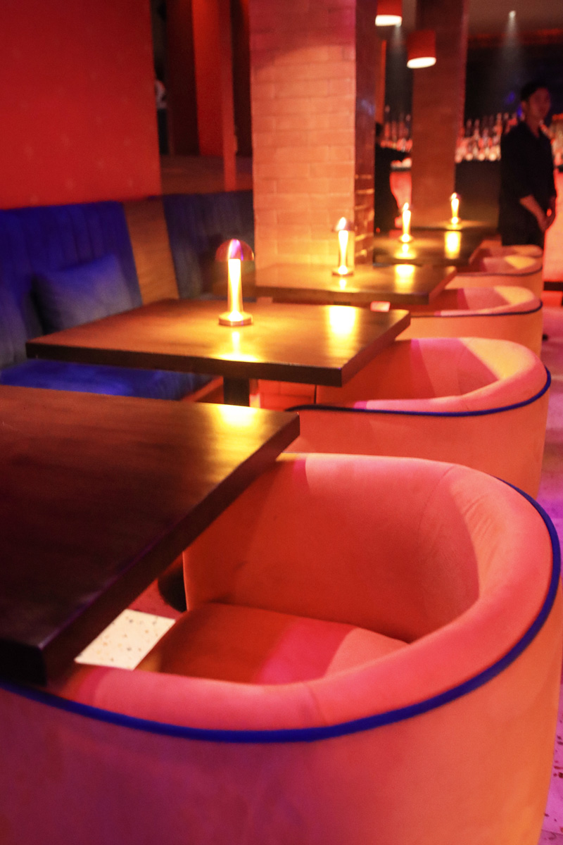 Restaurant interior dining area at Queen’s Tandoor Indian Restaurant Bali