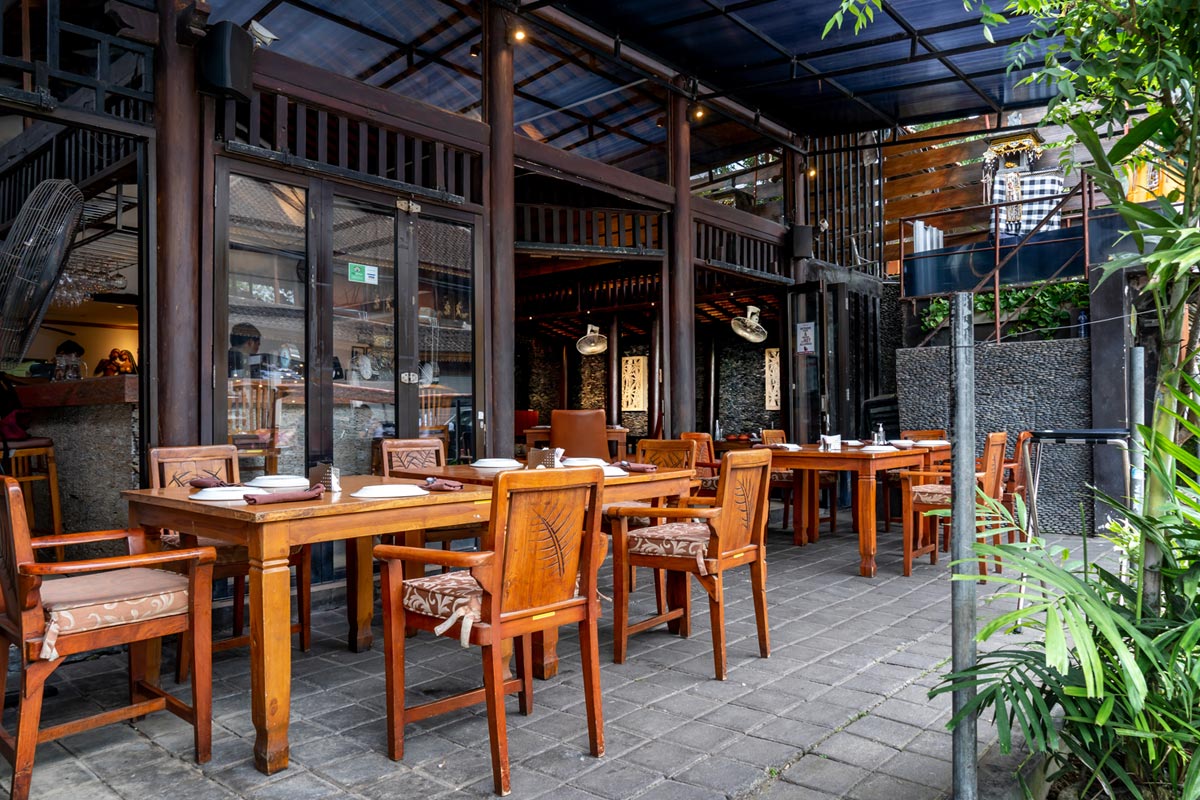 Queen’s of India Ubud 1st floor Terrace
