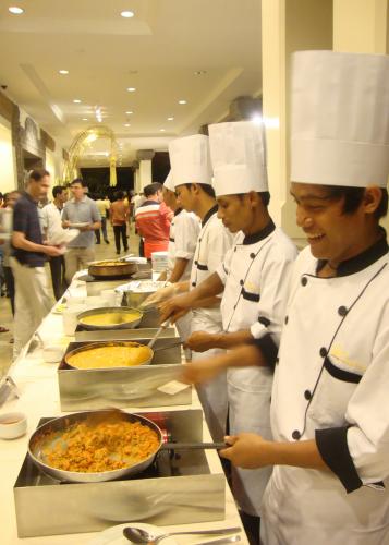 Galla dinner at hotel, bali indian  restaurant, indian food restaurant in bali 